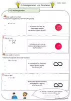 Vorschau - Arbeitsblätter - Merkblätter mit Lösungen zum Thema Multiplizieren und Dividieren - Seite 3
