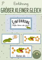 Vorschau - Präsentationen/Tafelbilder - Einführung größer, kleiner oder gleich? Präsentation Krokodil - Deckblatt