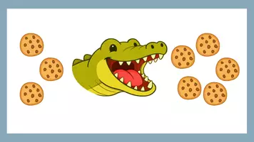 Vorschau - Präsentationen/Tafelbilder - Einführung größer, kleiner oder gleich? Präsentation Krokodil - Seite 3