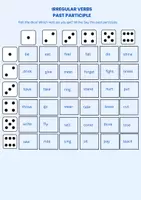 Vorschau - Spiele - Roll the dice (irregular verbs past participle) game - Seite 1