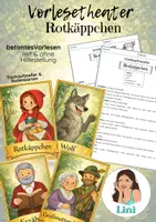 Vorschau - Arbeitsblätter - MÄRCHEN - Vorlesetheater (Rotkäppchen) - Deckblatt