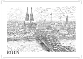 Vorschau - Poster - Deutsche Städte - detailreiche Ausmalbilder - Seite 2