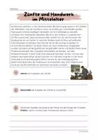 Vorschau - Arbeitsblätter - Zünfte und Handwerk im Mittelalter - Seite 2