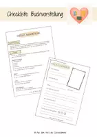 Vorschau - Anderer Materialtyp - Checkliste Buchvorstellung - Deckblatt