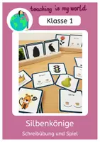 Vorschau - Arbeitsblätter - Silbenkönige - Schreibübungen und Spiel - Klasse 1 - Deckblatt