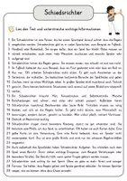 Vorschau - Arbeitsblätter - Schiedsrichter Lesetext mit Fragen + Lösungen Leseverstehen Wortspeicher didaktische Reserve Lesen Leseverständnis - Seite 3
