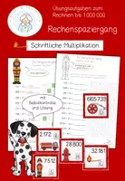 Vorschau - Arbeitsblätter - Rechenspaziergang schriftliche Multiplikation - Deckblatt