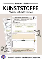 Vorschau - Stundenentwürfe - Polykondensation- Polyamide (Nylon und Perlon) - Deckblatt