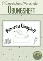 Vorschau - Arbeitsblätter - Einschulung/Vorschule - erstes Übungsheft - Deckblatt