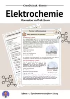 Vorschau - Arbeitsblätter - Elektrochemie - Praktikum Korrosion und Lokalelement - Deckblatt