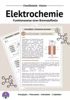 Vorschau - Stundenentwürfe - Elektrochemie - Brennstoffzelle (Funktionsweise und Ausblick) - Deckblatt