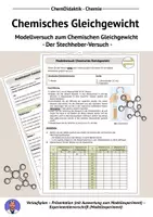 Vorschau - Stundenentwürfe - Modellversuch Chemisches GG (Stechheber-Versuch) - Deckblatt