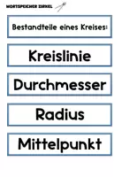 Vorschau - Präsentationen/Tafelbilder - Der Zirkel - Wortspeicher & Tafelmaterial - Seite 1