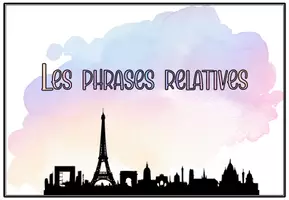 Vorschau - Präsentationen/Tafelbilder - Présentation/ Powerpoint: Phrases relatives (qui/que/où) - Seite 3