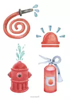 Vorschau - Mal- und Bastelvorlagen - Themenschwerpunkt Feuerwehr - Seite 3