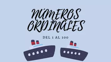Vista previa - Tarjetas / Manipulativos - NÚMEROS ORDINALES DEL 1 AL 100🚢 - Portada