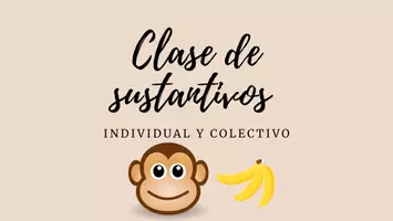 Vista previa - Juegos / Gamificación - SUSTANTIVOS INDIVIDUALES Y COLECTIVOS🐒 - Portada