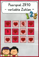 Vorschau - Spiele - ZR10 Paarspiel zu den verliebten Zahlen - Deckblatt