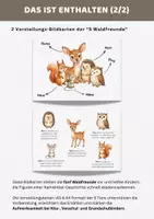 Vorschau - Bildkarten - Kamishibai Geschichte zu Ostern & Ostereier bemalen, Ostergeschichte für Kinder | 6 Bildkarten + Text A3 & A4 – 5 Waldfreunde - Seite 2
