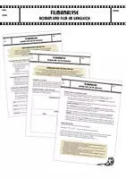 Vorschau - Arbeitsblätter - Filmanalyse - Vergleich Film / Verfilmung und Roman / Romanvorlage / Buch / Buchvorlage - Deckblatt