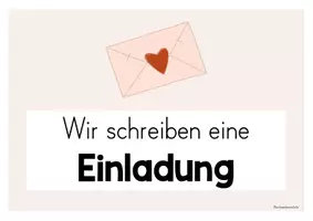 Vorschau - Arbeitsblätter - Einladung schreiben - Seite 2