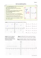 Vorschau - Arbeitsblätter - Koordinatensystem (rationale Zahlen) - Seite 1