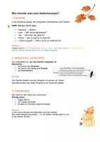 Vorschau - Arbeitsblätter - Jahreszeitenlyrik - Herbst Gedichtanalyse - Deckblatt