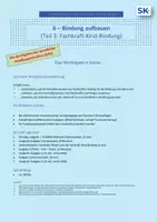 Vorschau - Arbeitsblätter - Fachkraft-Kind-Bindung | EWH | BFS Sozialwesen - Deckblatt