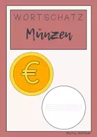 Vorschau - Anderer Materialtyp - Münzen für den Wortschatz mit Lineatur 1-4 - Deckblatt