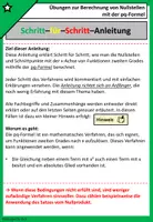 Vorschau - Arbeitsblätter - Nullstellen Bundle | pq-Formel - Anleitung + 10 Aufgaben - Seite 3