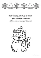 Aperçu - Feuilles d'exercices - Cahier de vacances de l'hiver - Page de couverture