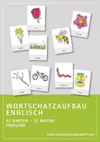 Vorschau - Bildkarten - Wortschatzaufbau Englisch – Spring – A7-Karten - Deckblatt
