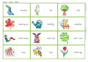 Vorschau - Spiele - Wortschatzaufbau Englisch – Spring – Legespiel - Seite 2