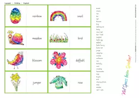 Vorschau - Spiele - Wortschatzaufbau Englisch – Spring – Legespiel - Seite 3