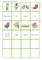 Vorschau - Spiele - Wortschatzaufbau Englisch – Spring – Bildpaare - Seite 3