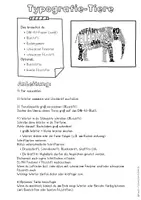 Vorschau - Arbeitsblätter - 2x Kunst in der Sek 1, Kunst Klasse 6, Klasse 7, Typografie Tiere und Tieraugen mit Ölpastellkreiden - Seite 2