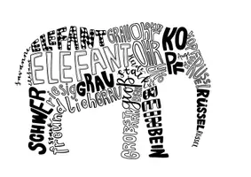 Vorschau - Arbeitsblätter - 2x Kunst in der Sek 1, Kunst Klasse 6, Klasse 7, Typografie Tiere und Tieraugen mit Ölpastellkreiden - Seite 3