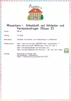Vorschau - Arbeitsblätter - Wiesentiere - Arbeitsheft mit Infotexten und Verständnisfragen (Klasse 2) - Seite 1