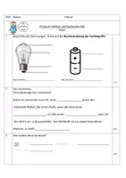 Vorschau - Arbeitsblätter - HSU-Probe zum Thema "Strom, Stromkreise, Elektrizität" (Klasse 3/4) - mit Lösung! - Seite 2