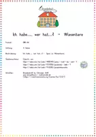 Vorschau - Spiele - Wiesentiere: Ich habe... Wer hat...? (Lesespiel) - Sachunterricht - Kl. 2/3 - Seite 1