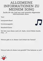 Vorschau - Arbeitsblätter - Song Analyse - Gestaltungselementen und Formen in der modernen Musik - Seite 2