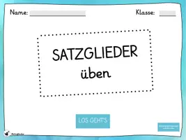 Vorschau - Unterrichtsreihen - Satzglieder interaktives Übungsheft - Seite 1