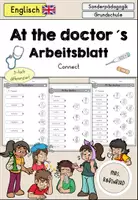 Vorschau - Arbeitsblätter - At the doctors´s Arbeitsblatt in Englisch differenziert (Arzt, Krankheiten) - Deckblatt