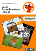 Vorschau - Bildkarten - Milos Ideenbox - Erste Schreibanlässe (Teil 2) - Deckblatt