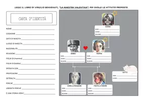 anteprima - Schede informative - Attività didattica di comprensione sull'albo "La maestra Valentiana" - Pagina di copertina