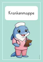 Vorschau - Bildkarten - Krankenmappe Delfinklasse 🐬 | 6 Visualisierungen in 4 Farben & 4 Textvarianten - Seite 2