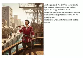 Vorschau - Mal- und Bastelvorlagen - Vasco da Gama – Die Reise nach Indien (Erzähltext, Arbeitsblätter & Coloring Pages in 3 Dateien) - Seite 3