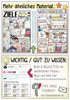 Vorschau - Mal- und Bastelvorlagen - 🎯 SMARTe ZIELE setzen - Lernmaterial Paket Zielsetzung + Neujahr - Seite 2
