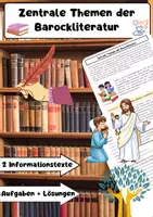 Vorschau - Arbeitsblätter - Barock Literaturepoche Materialpaket: Autoren, Motive & Sprache - Seite 1