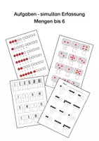 Vorschau - Arbeitsblätter - Materialpaket Simultanerfassung: Tafelmaterial + ABs - Deckblatt